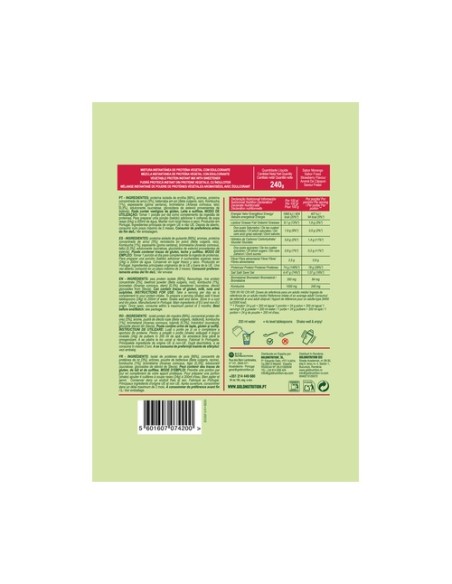 Proteína vegana sabor fresa 720 g de polvo Gold Nutrition