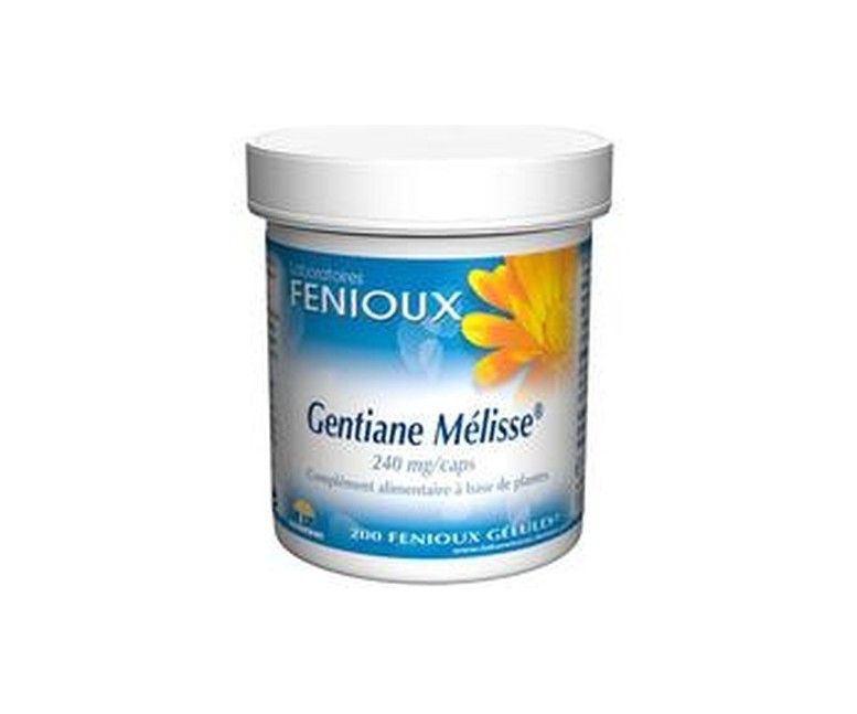 Genciana Melisa 200 cápsulas Fenioux