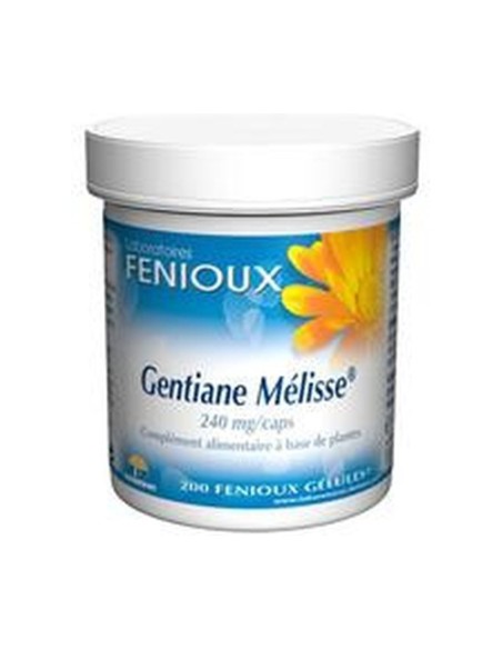 Genciana Melisa 200 cápsulas Fenioux