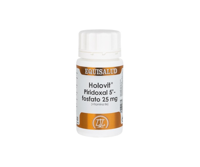 Holovit piridoxal-5-fosfato 25mg (vitamina B6) 50 cápsulas de 25mg Equisalud