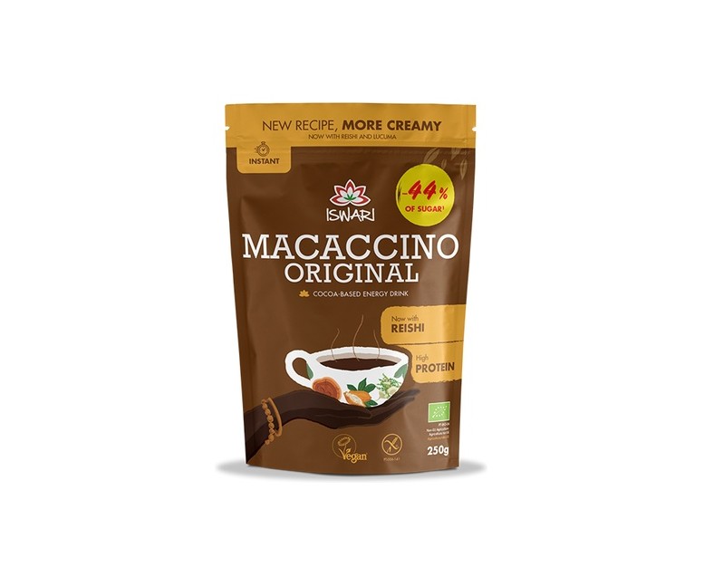Macaccino Original - Reishi Bio 250 g de polvo Iswari