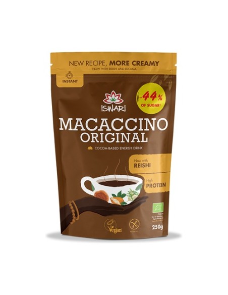 Macaccino Original - Reishi Bio 250 g de polvo Iswari