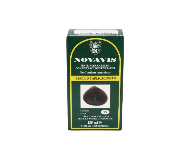 Tinte 5n castaño claro 135 ml Novavis