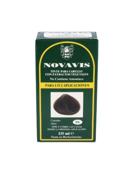Tinte 5n castaño claro 135 ml Novavis