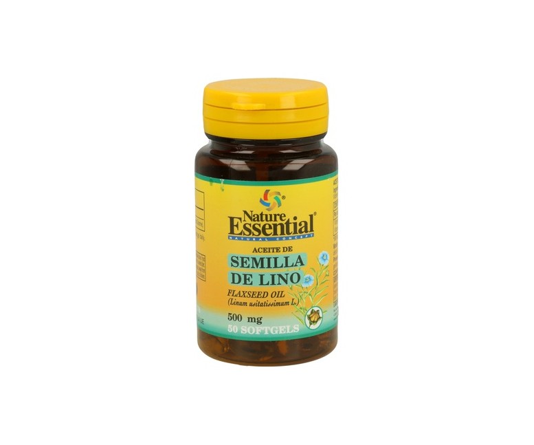 Aceite De Semillas De Lino 50 perlas de 500mg Nature essential
