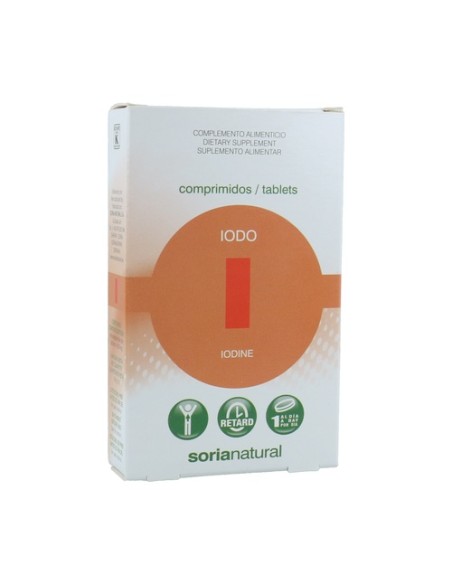 Iodo liberación sostenida 48 comprimidos de 200mg Soria Natural