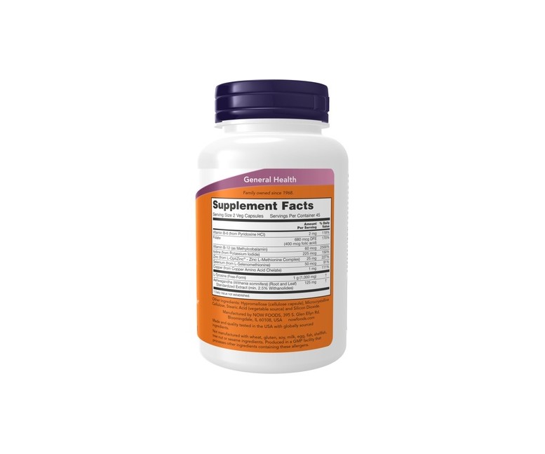 Thyroid Energy (tiroides) 90 cápsulas vegetales NOW Foods