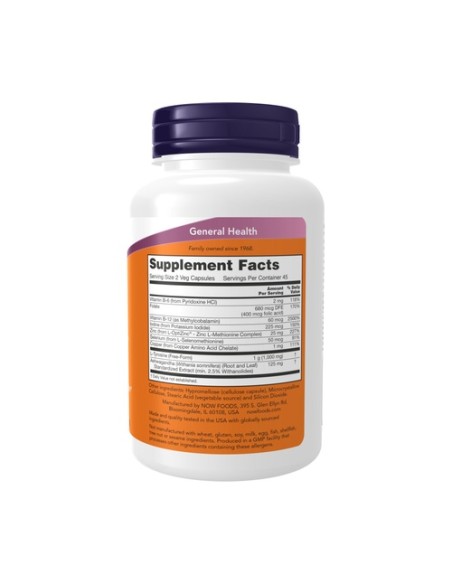 Thyroid Energy (tiroides) 90 cápsulas vegetales NOW Foods