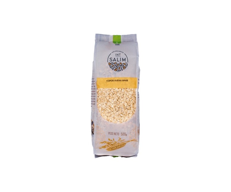 Copos Integrales Avena Minis Precocidos 500 g Int-Salim