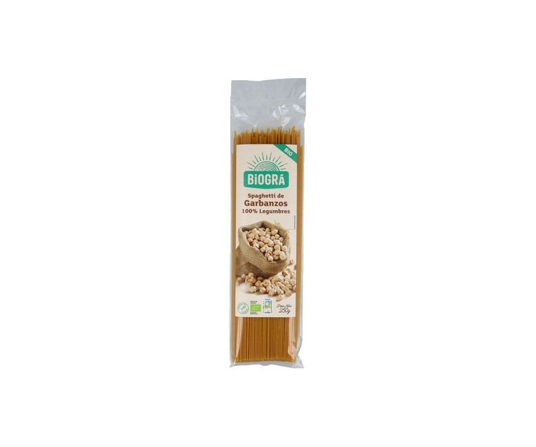 Espagueti de garbanzos Bio 250 g Biográ