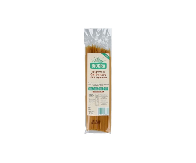 Espagueti de garbanzos Bio 250 g Biográ