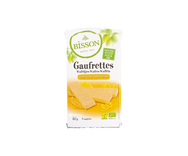 Obleas de limón 190 g (Limón) Bisson