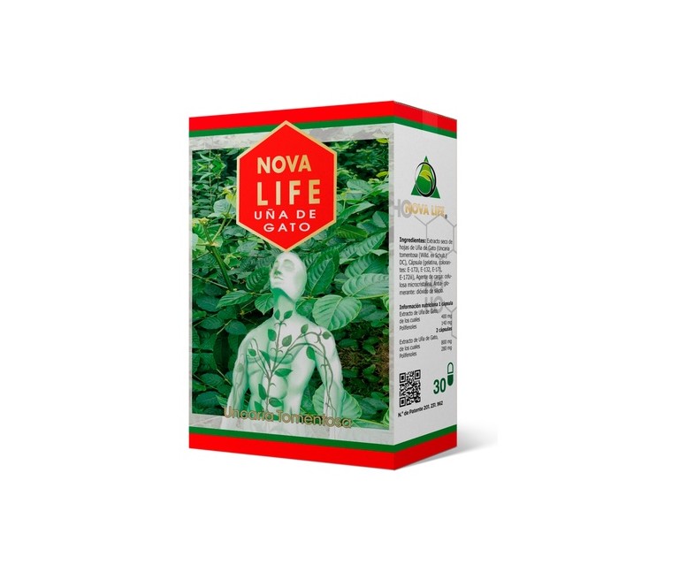 Nova life uña de gato 30 cápsulas MARGAN