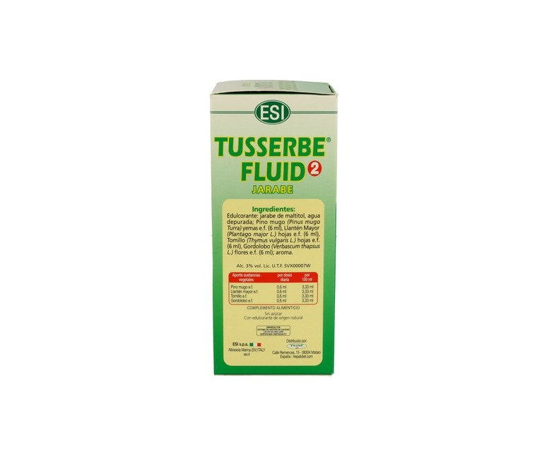 Tusserbe fluid 2 180 ml (Eucalipto) ESI