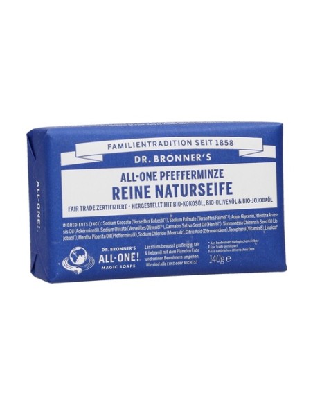 Jabón en Pastilla de Menta 140 g Dr. Bronners
