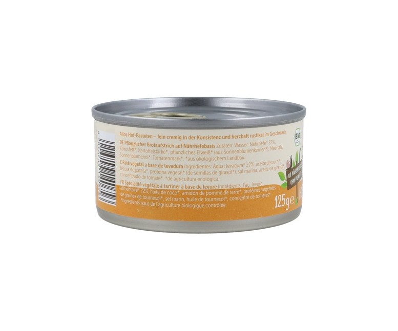 Paté Vegetal Clásico Bio 125 g Allos