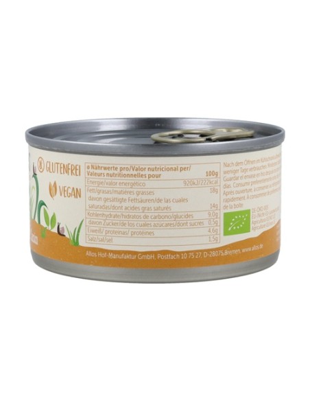 Paté Vegetal Clásico Bio 125 g Allos