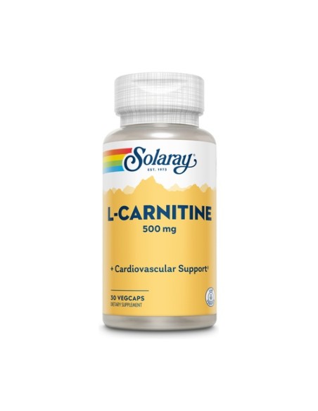 L-Carnitine 30 cápsulas vegetales de 500mg Solaray