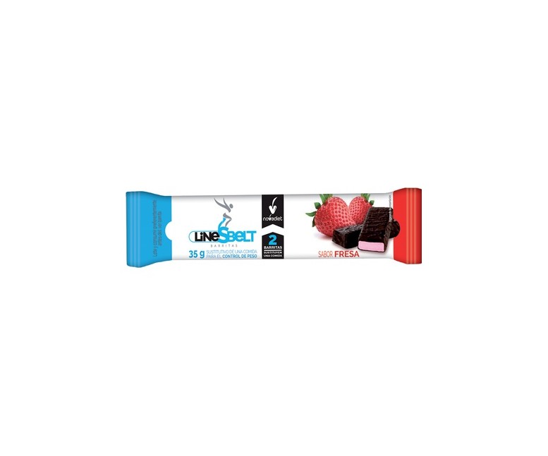 Pack Line Sbelt Fresa 24 unidades de 35 g Nova Diet