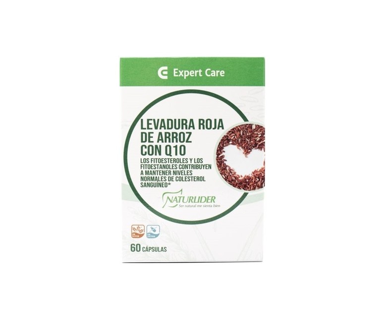 Levadura roja de arroz con Q10 estuche 60 cápsulas vegetales Naturlider