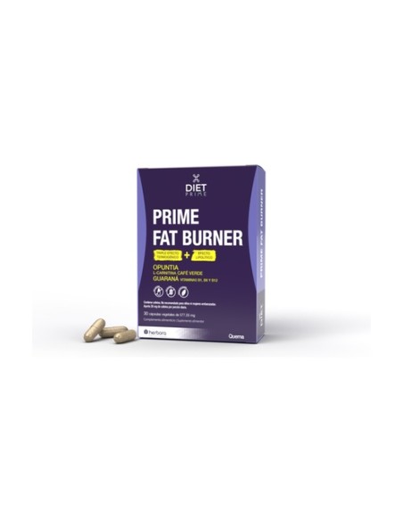 Prime Fat Burner 30 cápsulas vegetales de 577.55 mg Herbora