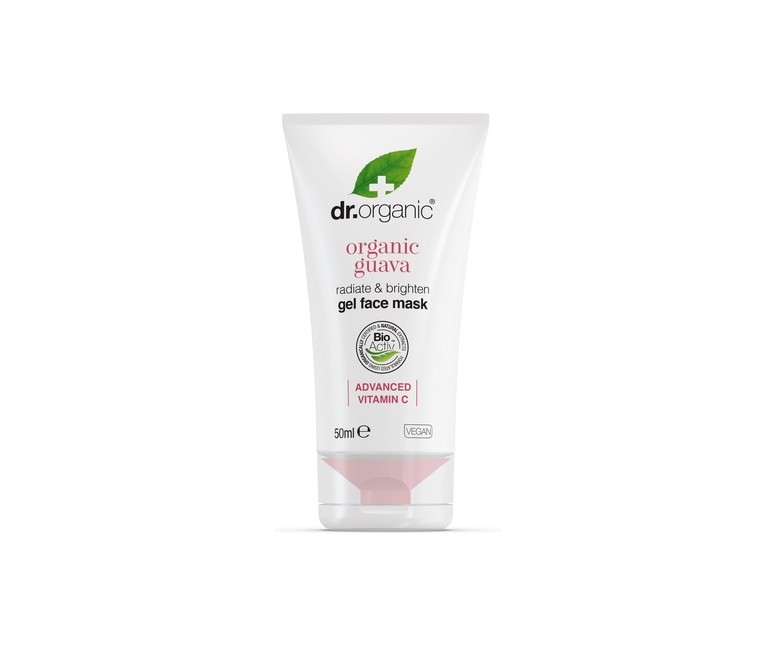 Mascarilla facial en gel - Iluminante con Guayaba 50 ml de gel (Guayaba) Dr. Organic