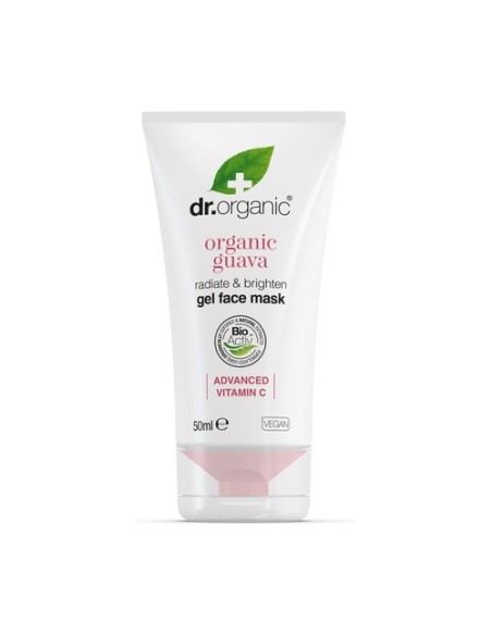 Mascarilla facial en gel - Iluminante con Guayaba 50 ml de gel (Guayaba) Dr. Organic