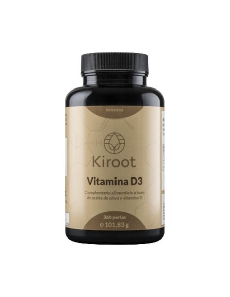 Vitamina D3 360 perlas Kiroot