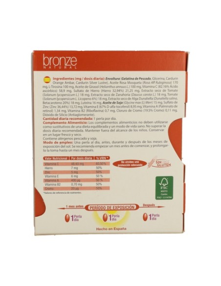 Bronze Natural 30 perlas Drasanvi