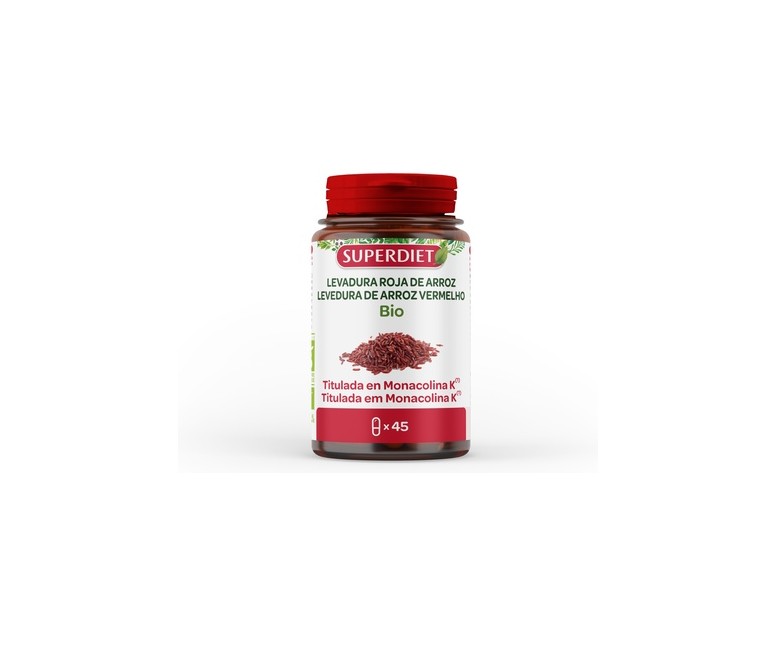 Levadura Roja De Arroz 45 cápsulas Superdiet