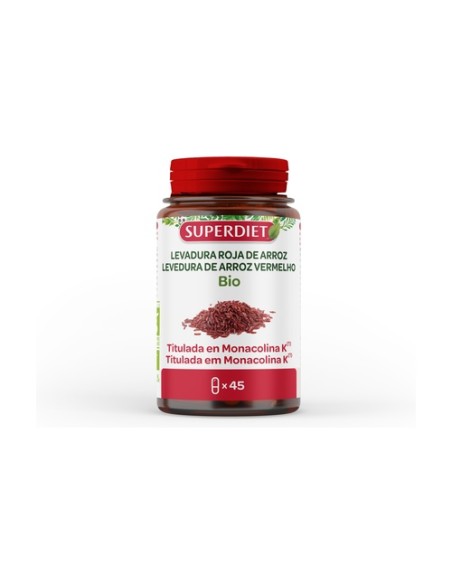 Levadura Roja De Arroz 45 cápsulas Superdiet