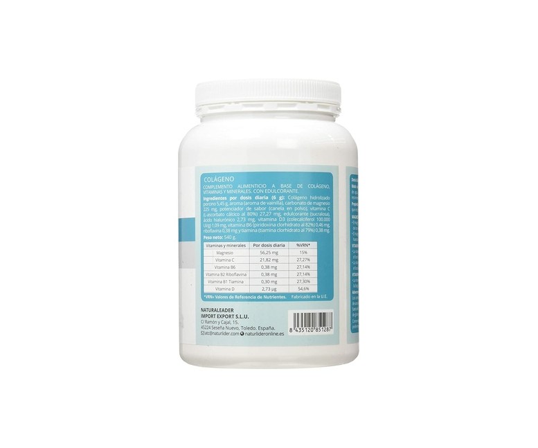 Colágeno (sabor vainilla) 540 g (Vainilla) Naturlider