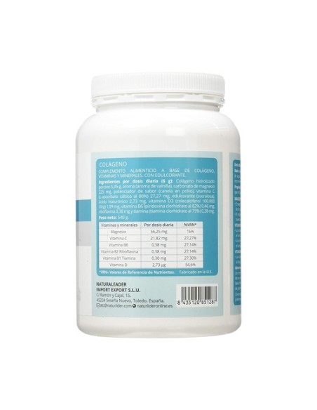 Colágeno (sabor vainilla) 540 g (Vainilla) Naturlider
