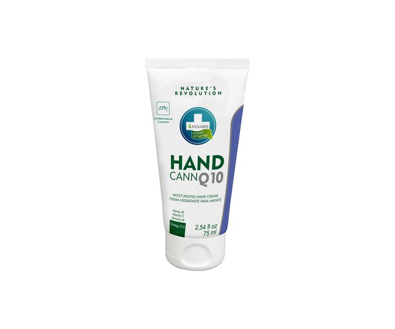 Crema de manos Handcann Q10 extracto de cáñamo 75 ml de crema Annabis