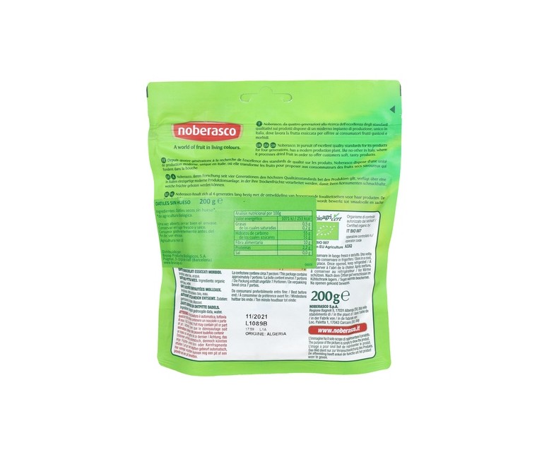 Dátiles Sin Hueso 200 g Noberasco