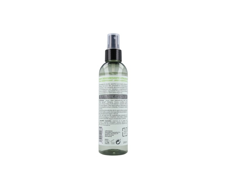 Spray desenredante vitalidad aloe-manzana 200 ml (Aloe vera - Manzana) NaturaBIO Cosmetics