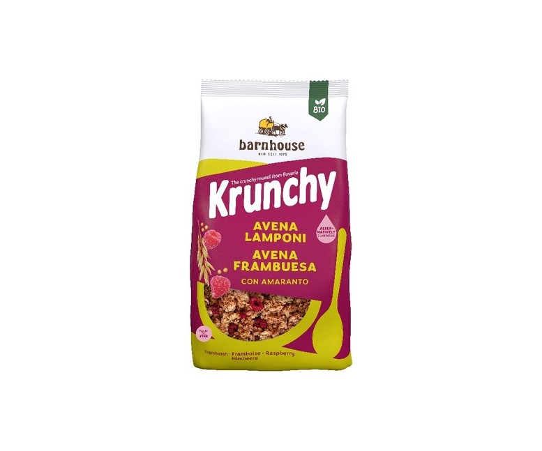 Krunchy amaranto - granola de amaranto con frambuesas y aronia 375 g Barnhouse