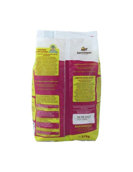 Krunchy amaranto - granola de amaranto con frambuesas y aronia 375 g Barnhouse