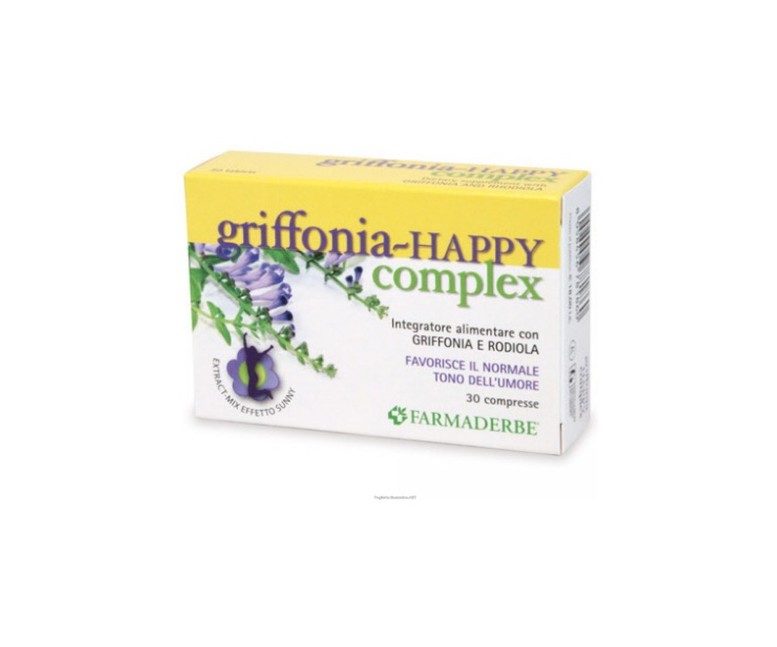 Griffonia Happy Complex 30 comprimidos Farmaderbe