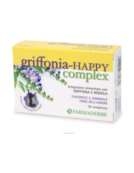 Griffonia Happy Complex 30 comprimidos Farmaderbe