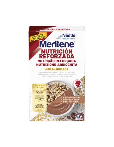 Meritene® Nutrición Reforzada Cereal Instant (cacao) 520 g (Cacao) MERITENE