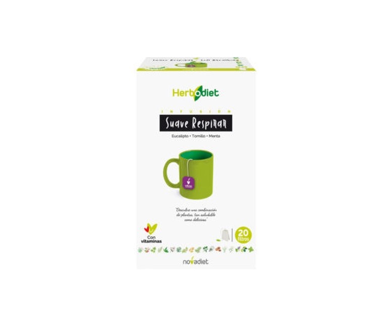 Herbodiet Infusiones Suave Respirar 20 bolsitas infusoras Nova Diet