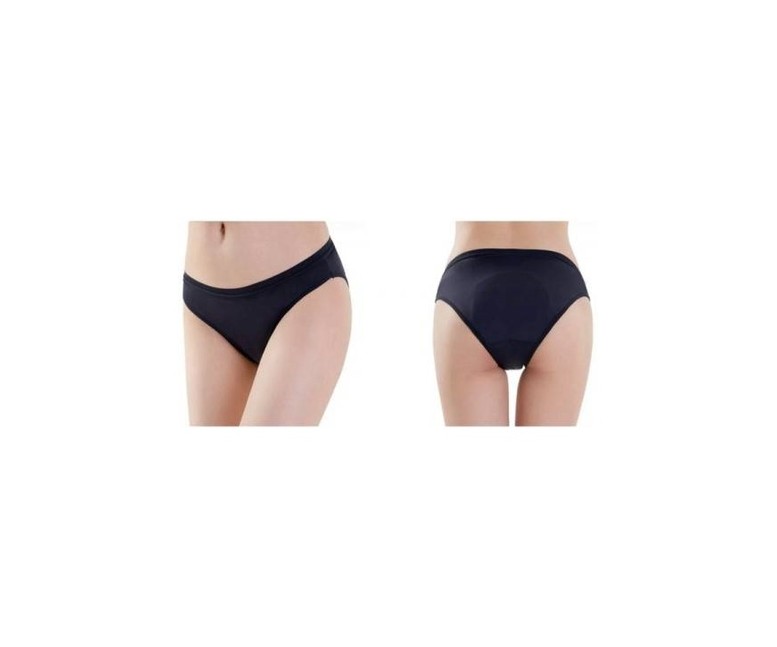 Braguita menstrual talla M 1 unidad (Negro) Irisana
