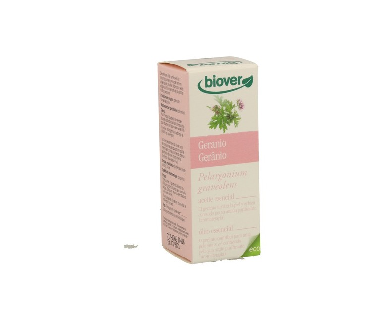 Geranio Aceite Esencial Bio 10 ml de aceite esencial Biover