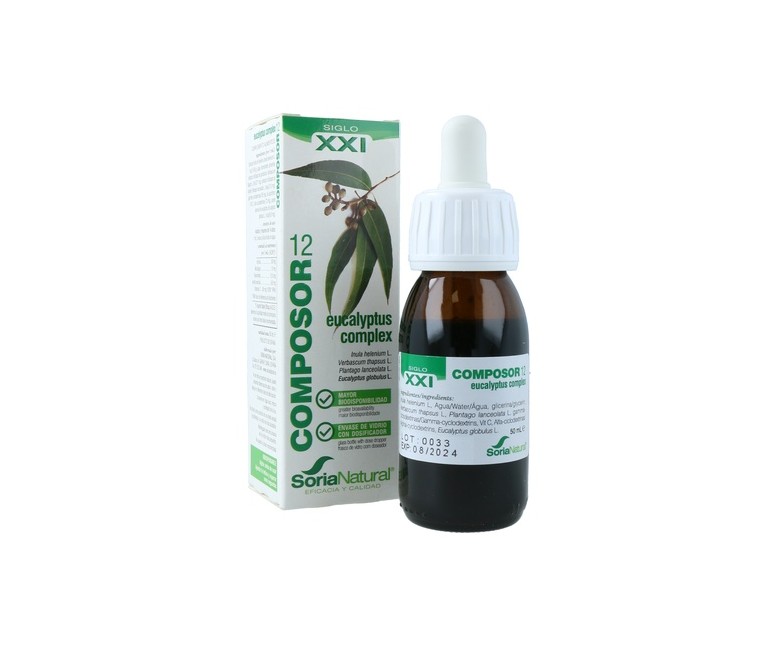 Composor 12 Eucalyptus Complex Fórmula XXI 50 ml Soria Natural
