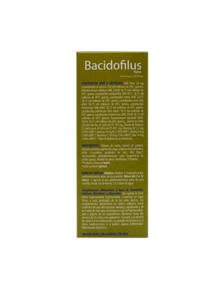 Bacidofilus flora 30 cápsulas Dietmed