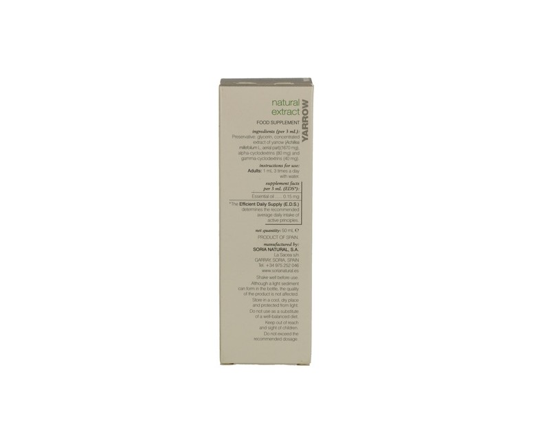 Extracto de Milenrama (Fórmula XXI) 50 ml Soria Natural