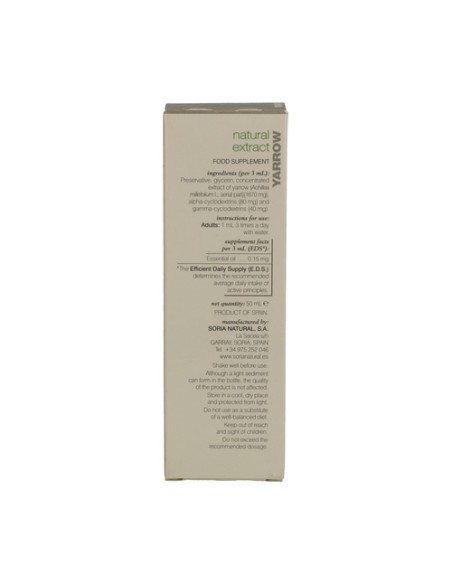 Extracto de Milenrama (Fórmula XXI) 50 ml Soria Natural