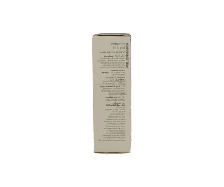 Extracto de Milenrama (Fórmula XXI) 50 ml Soria Natural