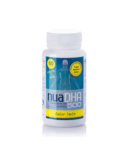 Nua DHA 500 Omega 3 60 perlas de 1141mg (Limón) Nua